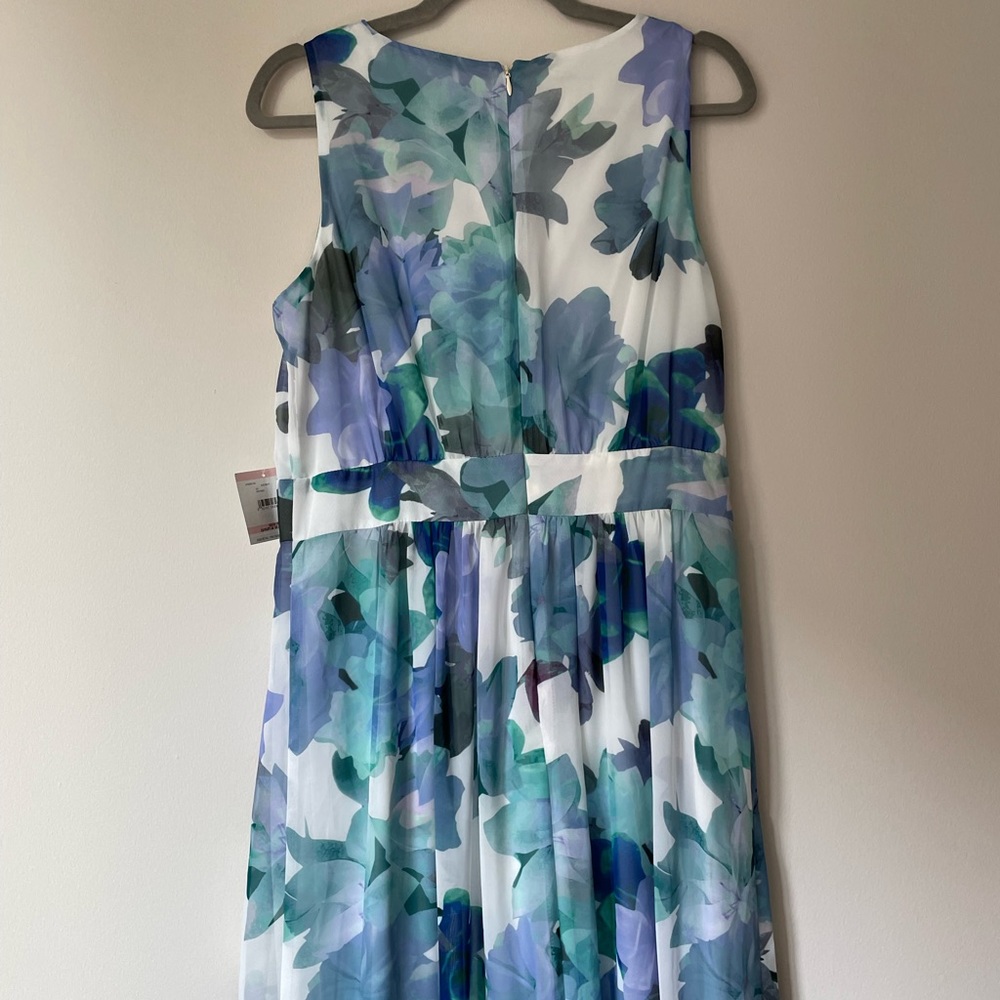 NWT Anne Klein Floral Floor Length Gown - Picture 6 of 6